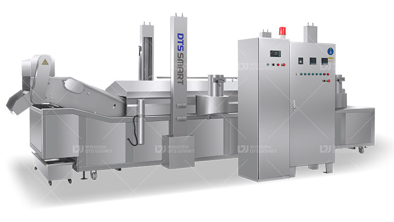 Potato chip frying production line